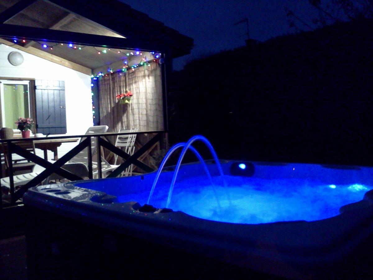 Chalet Zure Ondoan - Spa Et Piscine Chauffee Tarnos Zewnętrze zdjęcie